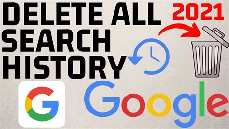 clear all google history.